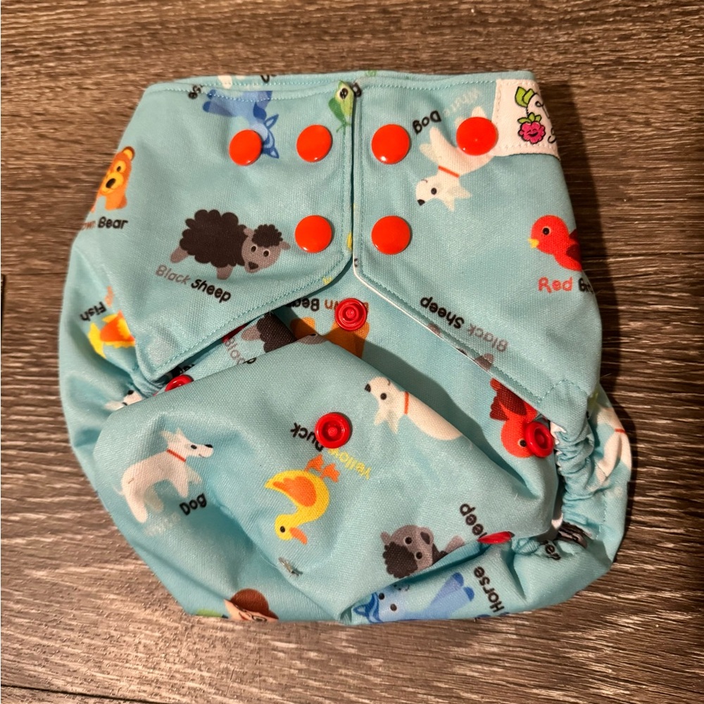 Rueberry rumps- one size cloth diaper cover